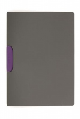 Rýchloviazač, s klipom, A4, DURABLE "DURASWING® COLOR 30", fialový