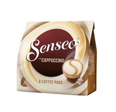 Kávové kapsule, 8 ks, 92 g, DOUWE EGBERTS "Senseo",  Cappuccino