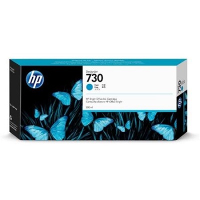 P2V68A XL náplň do DesignJet T1600, T1700, T2600 tlačiarní, HP 730, cyan, 300 ml