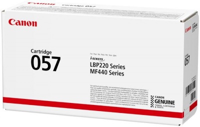 CRG-057 Laserový toner LBP 223DW, MF445DNWF na tlačiareň, CANON, čierny, 3,1k