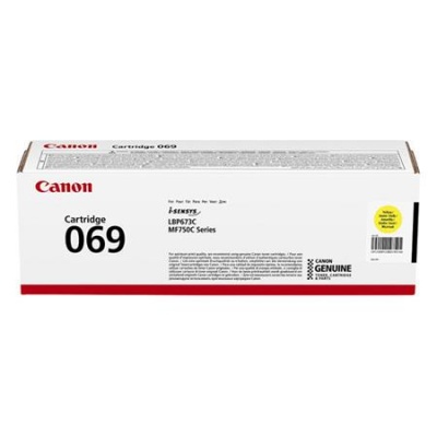 CRG-069 Laserový toner do i-SENSYS LBP 673Cdw tlačiarní, CANON, žltá, 1,9k