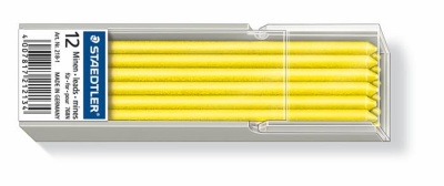 Tuha do označovacích voskoviek, na všetky povrchy, nepermanentná (omnichrom), STAEDTLER "Lumocolor 218", žltá